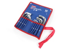 Набор угловых ключей шестигранных длинных 10шт. (6-22 мм) STANKO CS11110